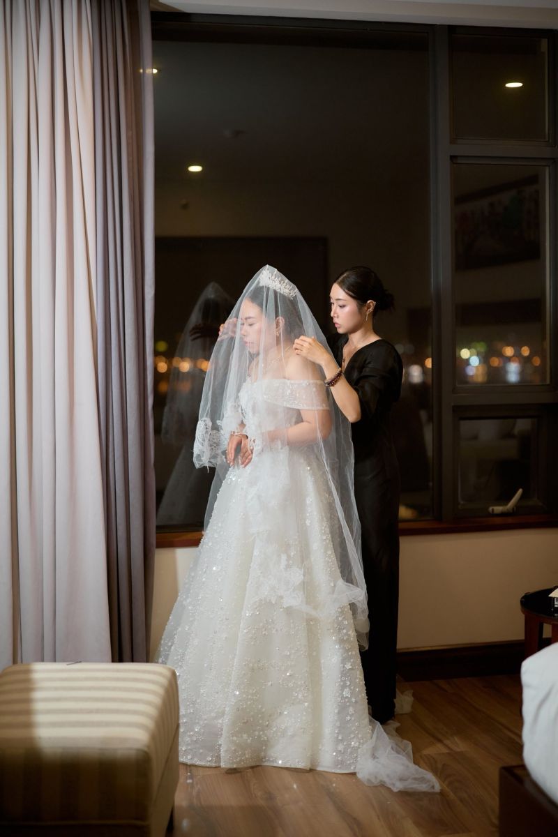Ánh nhìn rạng rỡ – Linh hồn của layout bridal luxury